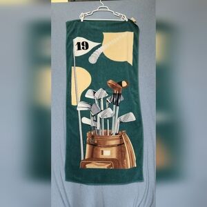 Hilasal golf club beach towel